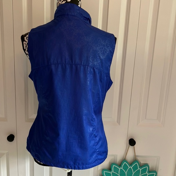 Fabulous royal blue Lopez vest with zip front and draw string bottom - Picture 5 of 16